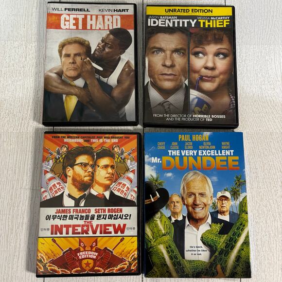 Movie Night 12 Comedy & RomCom Movies Crocodile Dundee, Spy, P.S. I Love You - Picture 2 of 13